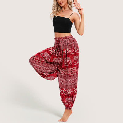 Olivenorma Boho Elefant Yoga Pumphose