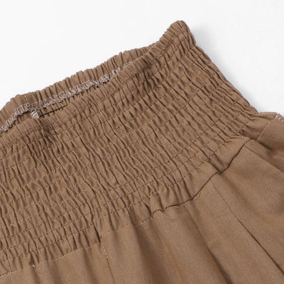 Olivenorma Damen-Loungehose in Unifarbe mit weitem Bein, hoher Taille und lockerer Passform, mit Taschen - image 29