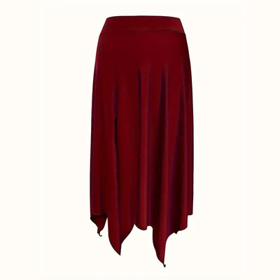Olivenorma – Einfarbiges Midikleid mit Schlitz im Boho-Stil und Kordelzug - image 10