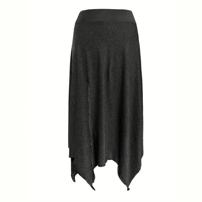 Olivenorma – Einfarbiges Midikleid mit Schlitz im Boho-Stil und Kordelzug - image 14