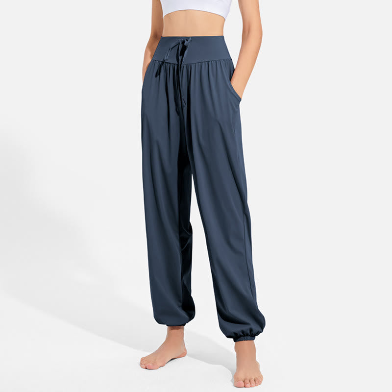 Olivenorma „Cool“ feuchtigkeitsabsorbierende und atmungsaktive Yoga-Haremshose