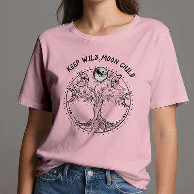 Olivenorma "KEEP WILD, MOON CHILD" Baum des Lebens Mondphase T-Shirts - image 15