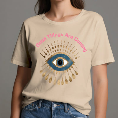 Olivenorma T-Shirt mit Aufschrift „Good Things Are Coming“ - image 13