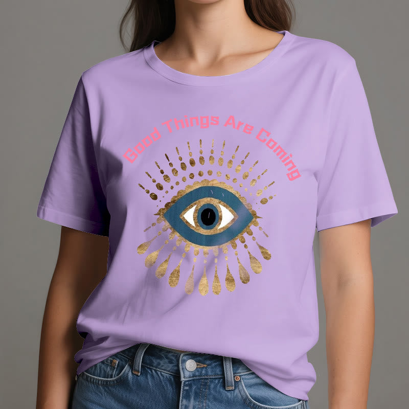 Olivenorma T-Shirt mit Aufschrift „Good Things Are Coming“ - image 17