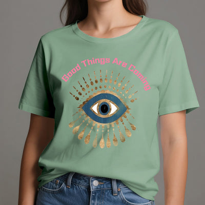 Olivenorma T-Shirt mit Aufschrift „Good Things Are Coming“ - image 19
