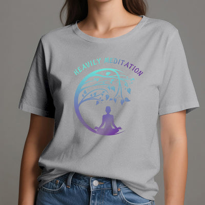 Olivenorma "HEAVILY MEDITATION" Baum des Lebens Yoga T-Shirt  - image 10