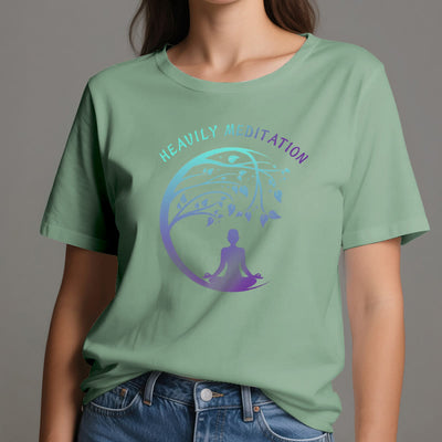 Olivenorma "HEAVILY MEDITATION" Baum des Lebens Yoga T-Shirt  - image 20