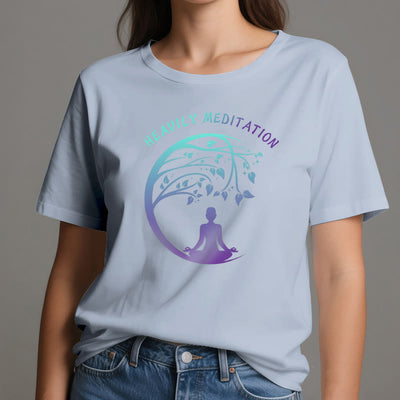 Olivenorma "HEAVILY MEDITATION" Baum des Lebens Yoga T-Shirt  - image 14