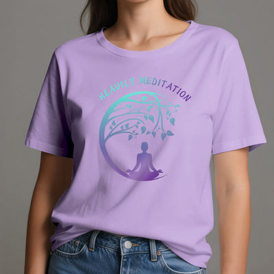 Olivenorma "HEAVILY MEDITATION" Baum des Lebens Yoga T-Shirt  - image 18