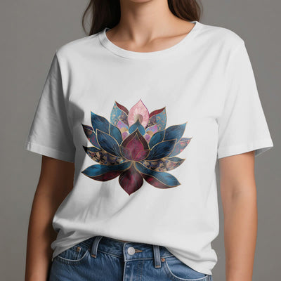 Olivenorma Lotusblume Buddhismus Zen T-Shirt