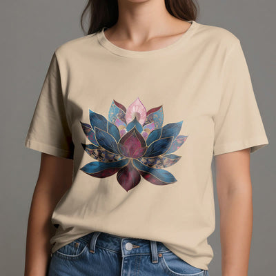 Olivenorma Lotusblume Buddhismus Zen T-Shirt
