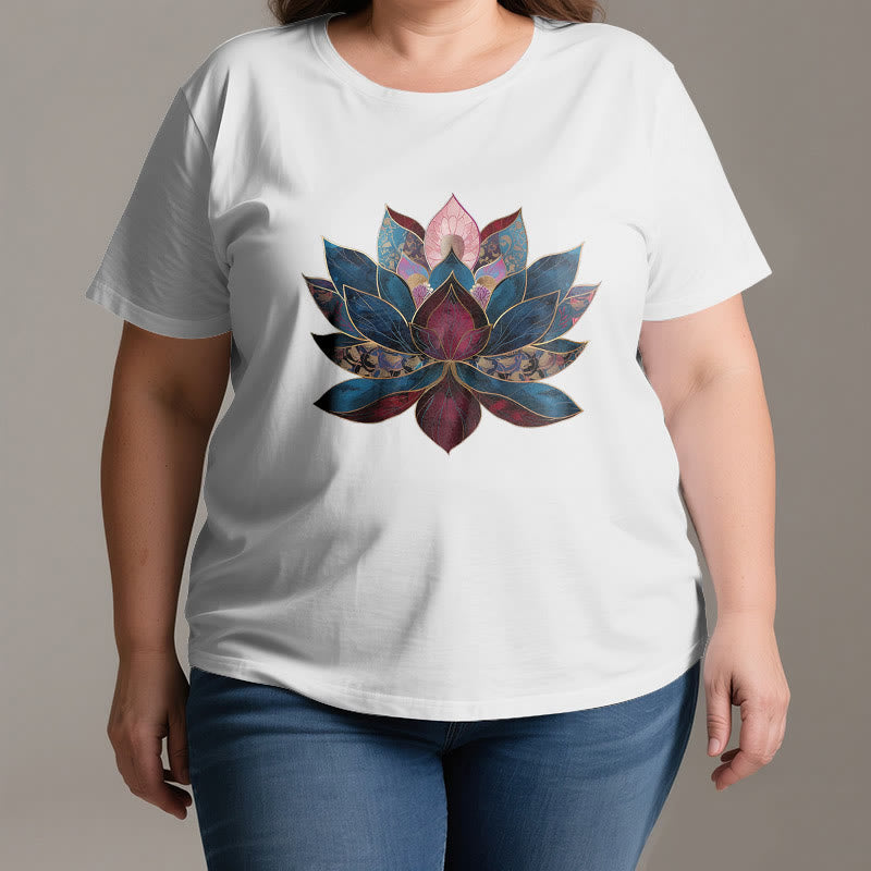 Olivenorma Lotusblume Buddhismus Zen T-Shirt
