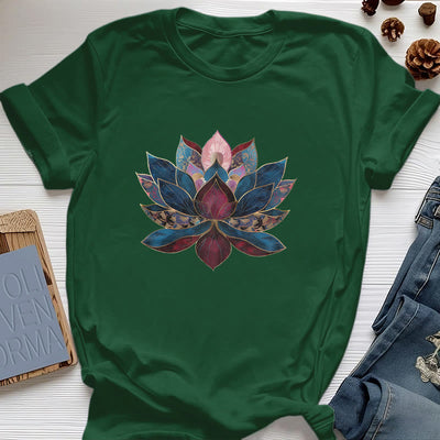Olivenorma Lotusblume Buddhismus Zen T-Shirt