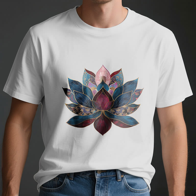 Olivenorma Lotusblume Buddhismus Zen T-Shirt
