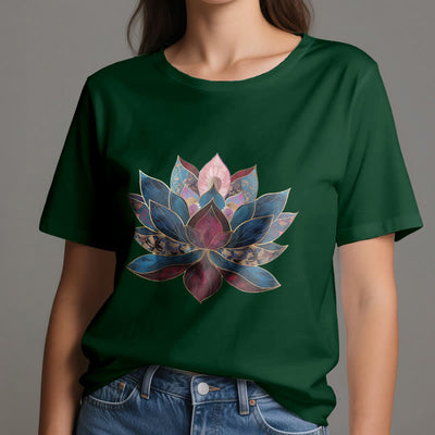 Olivenorma Lotusblume Buddhismus Zen T-Shirt