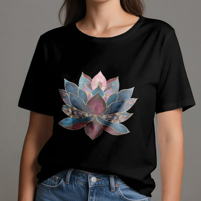 Olivenorma Lotusblume Buddhismus Zen T-Shirt
