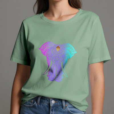Olivenorma Mandala Elefant Yoga T-Shirt