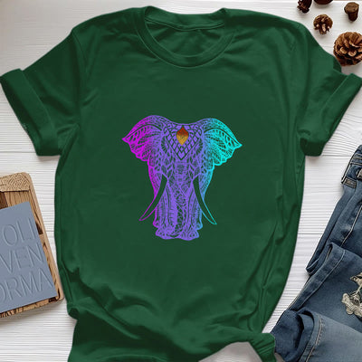 Olivenorma Mandala Elefant Yoga T-Shirt