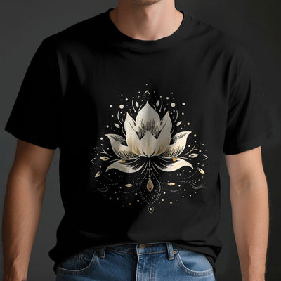 Olivenorma Blühender Lotus T-Shirt aus reiner Baumwolle - image 4