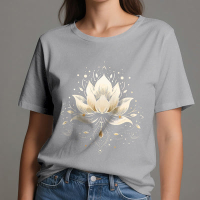 Olivenorma Blühender Lotus T-Shirt aus reiner Baumwolle - image 9