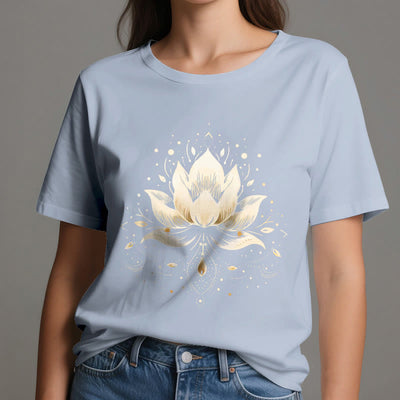 Olivenorma Blühender Lotus T-Shirt aus reiner Baumwolle - image 13