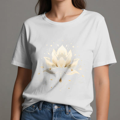 Olivenorma Blühender Lotus T-Shirt aus reiner Baumwolle - image 7