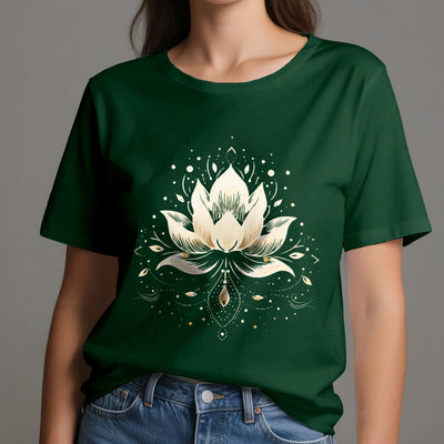 Olivenorma Blühender Lotus T-Shirt aus reiner Baumwolle - image 21