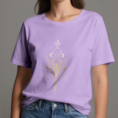 Olivenorma Mondphasen-Lotus-Schutz-Baumwoll-T-Shirt - image 19