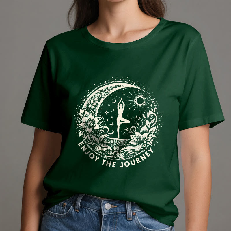 Olivenorma "GENIESSEN SIE DIE REISE" Yoga Spirituelles T-Shirt - image 21