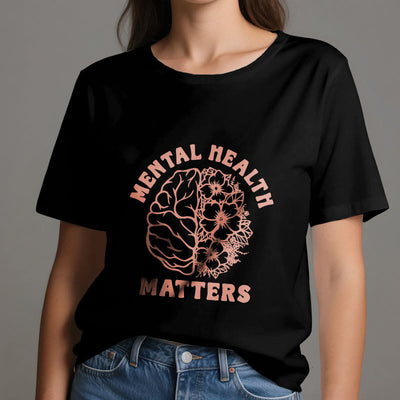 Olivenorma „MENTAL HEALTH MATTERS“ Inspirierendes Baumwoll-T-Shirt - image 9