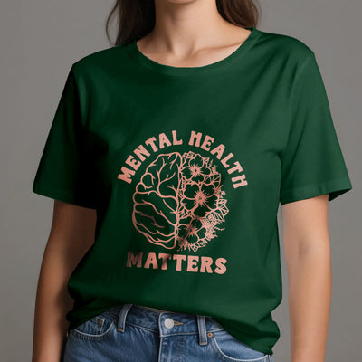 Olivenorma „MENTAL HEALTH MATTERS“ Inspirierendes Baumwoll-T-Shirt - image 21