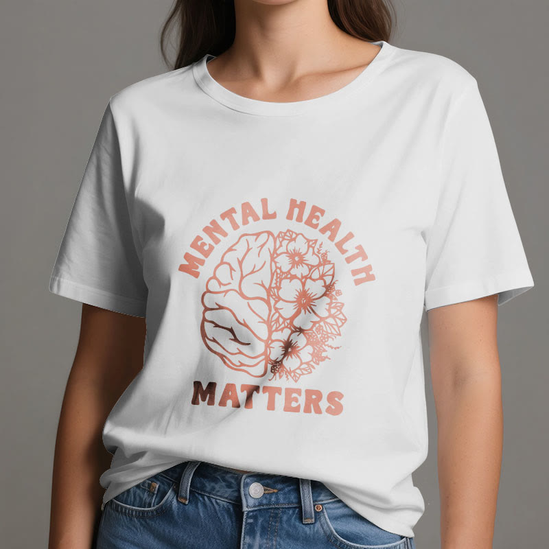 Olivenorma „MENTAL HEALTH MATTERS“ Inspirierendes Baumwoll-T-Shirt - image 7