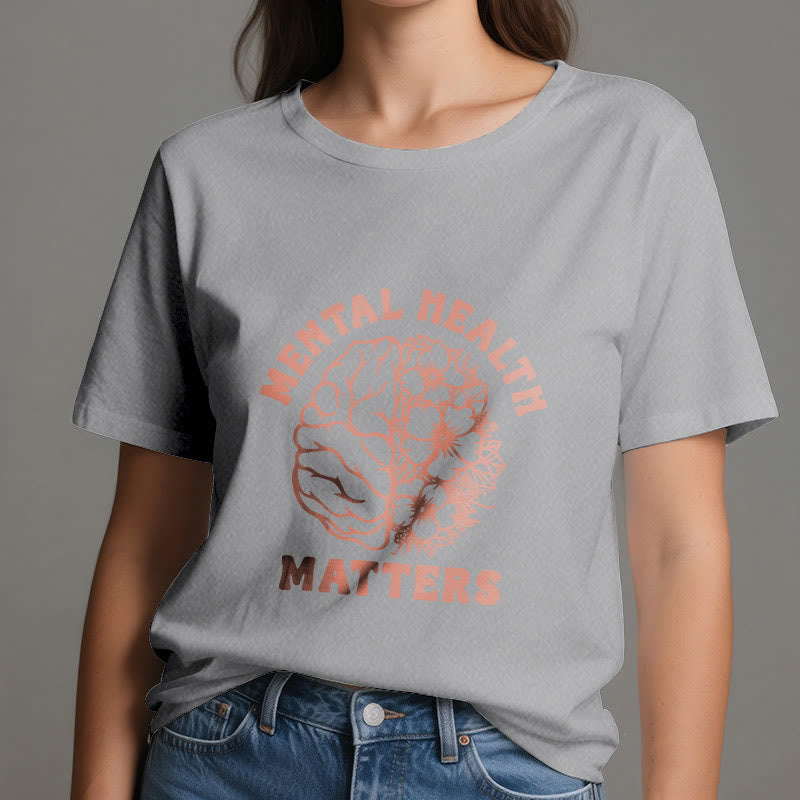 Olivenorma „MENTAL HEALTH MATTERS“ Inspirierendes Baumwoll-T-Shirt - image 11