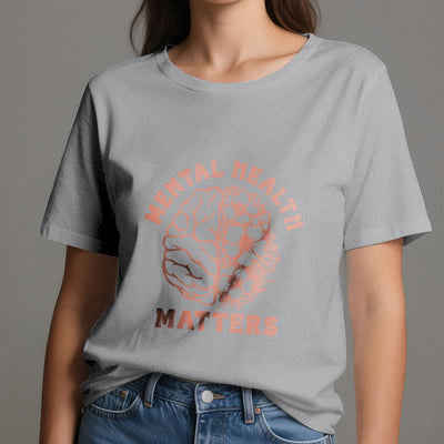 Olivenorma „MENTAL HEALTH MATTERS“ Inspirierendes Baumwoll-T-Shirt - image 11
