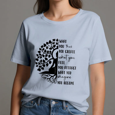 Olivenorma Baum des Lebens Yoga Meditation Baumwoll-T-Shirt - image 15