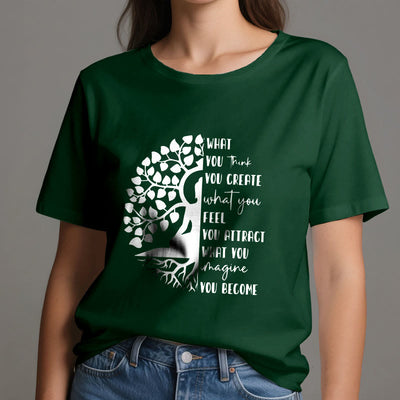 Olivenorma Baum des Lebens Yoga Meditation Baumwoll-T-Shirt - image 21