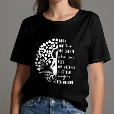 Olivenorma Baum des Lebens Yoga Meditation Baumwoll-T-Shirt - image 9