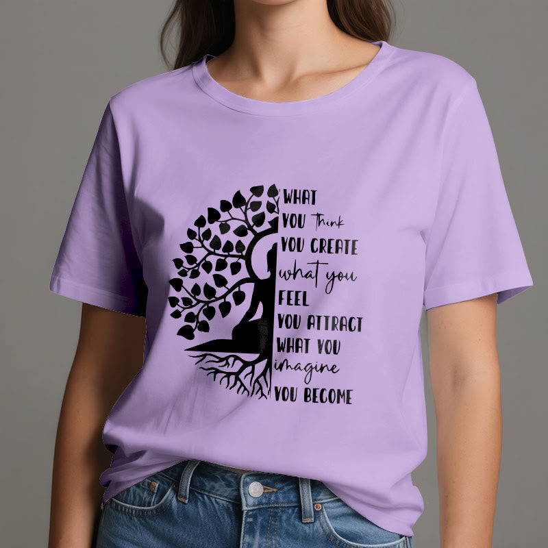 Olivenorma Baum des Lebens Yoga Meditation Baumwoll-T-Shirt - image 19