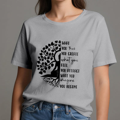 Olivenorma Baum des Lebens Yoga Meditation Baumwoll-T-Shirt - image 11