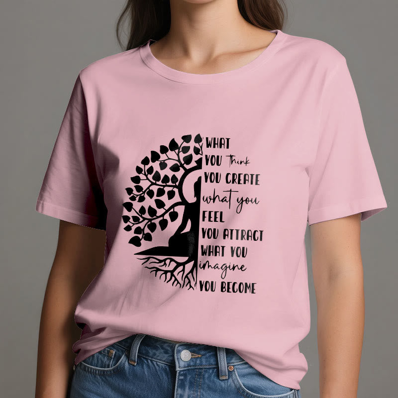 Olivenorma Baum des Lebens Yoga Meditation Baumwoll-T-Shirt - image 17