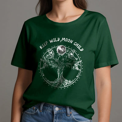 Olivenorma "KEEP WILD, MOON CHILD" Baum des Lebens Mondphase T-Shirts - image 21