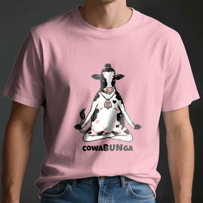 Olivenorma "Cowabunga" Yoga Kuh T-Shirt