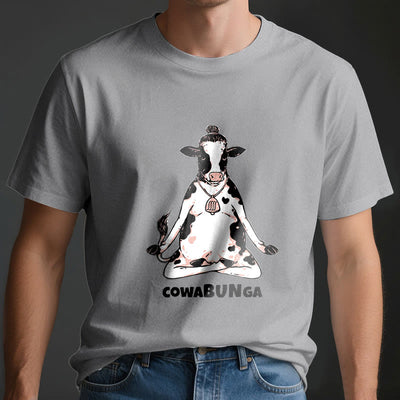 Olivenorma "Cowabunga" Yoga Kuh T-Shirt