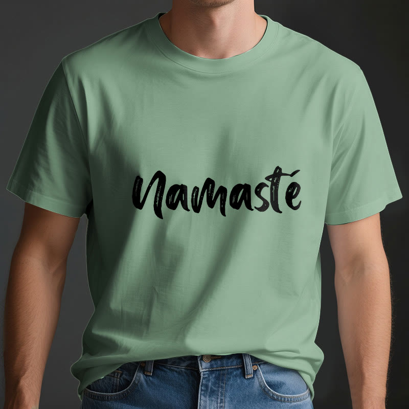 Olivenorma Namaste Yoga Unisex Pilates T-Shirt