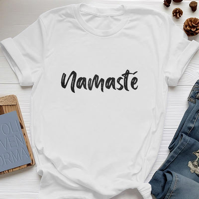 Olivenorma Namaste Yoga Unisex Pilates T-Shirt