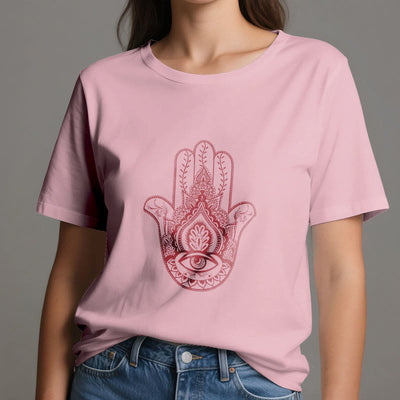 Olivenorma Weiches Hamsa-Baumwoll-T-Shirt