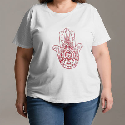 Olivenorma Weiches Hamsa-Baumwoll-T-Shirt