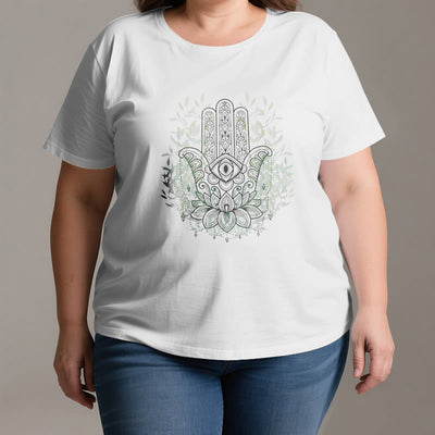 Olivenorma Hand der Fatima Hamsa Yoga Meditation T-Shirt