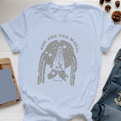 Olivenorma Yoga Boxy T-Shirt "Tune in You Are The Mageic"