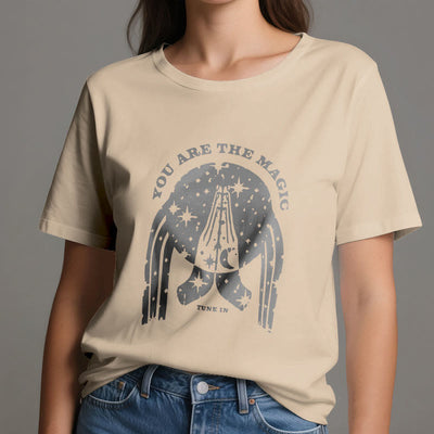 Olivenorma Yoga Boxy T-Shirt "Tune in You Are The Mageic"